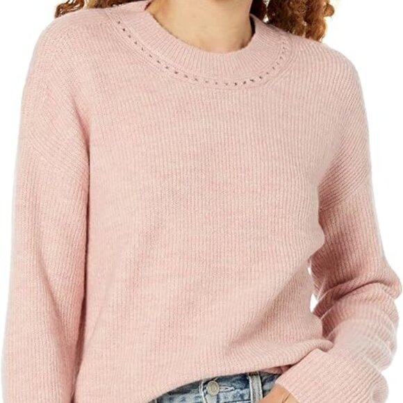 GAP Factory Sweaters - GAP Forever Cozy Relaxed Pink Ribbed Crewneck Sweater/NWT/Various